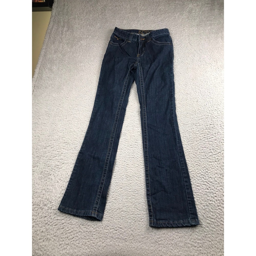 Kimes Ranch Betty Jeans Women 00 (26x30) Dark Wash Modest Boot Western Denim